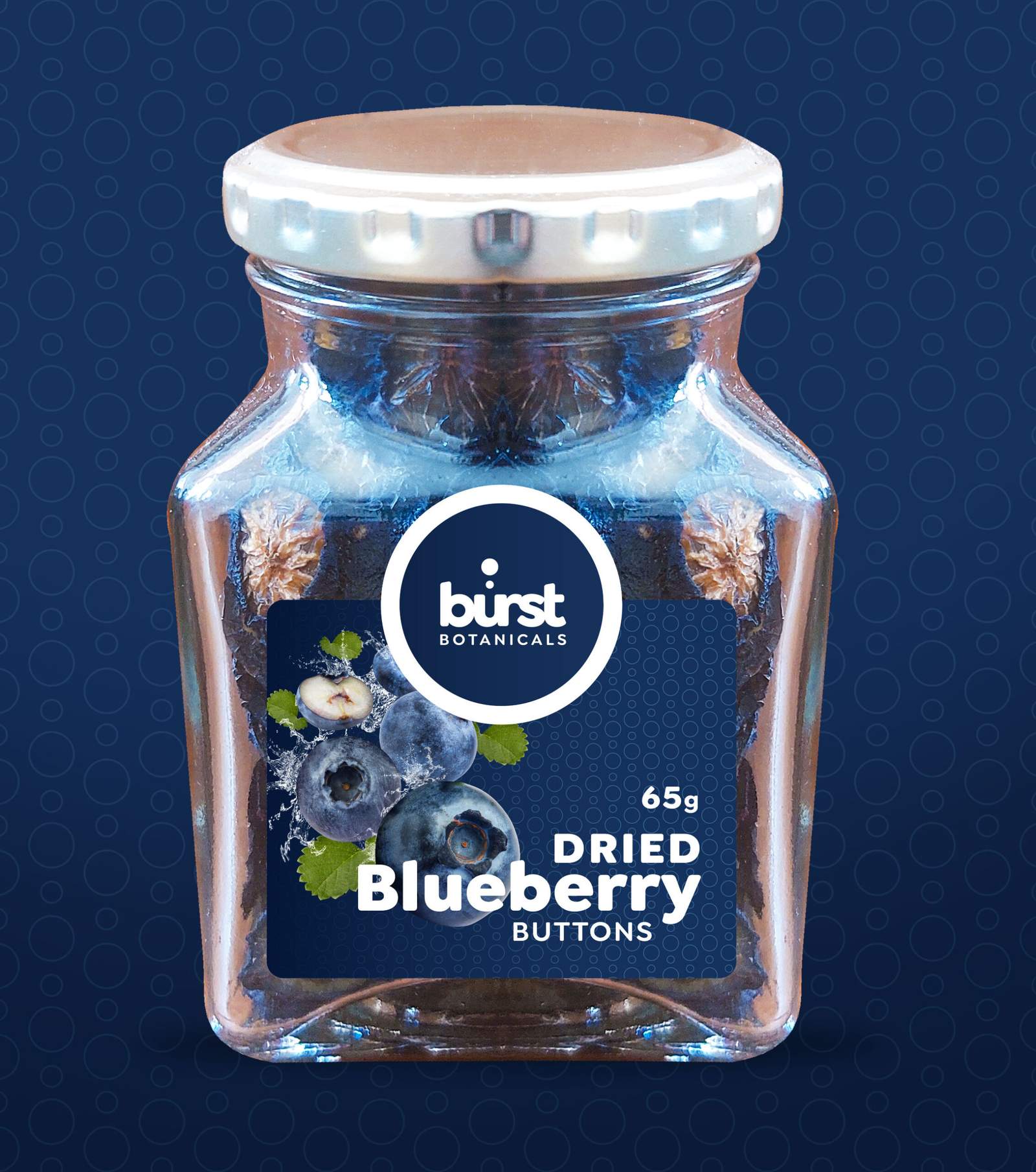 Dried Blueberry Buttons | Burst Botanicals
